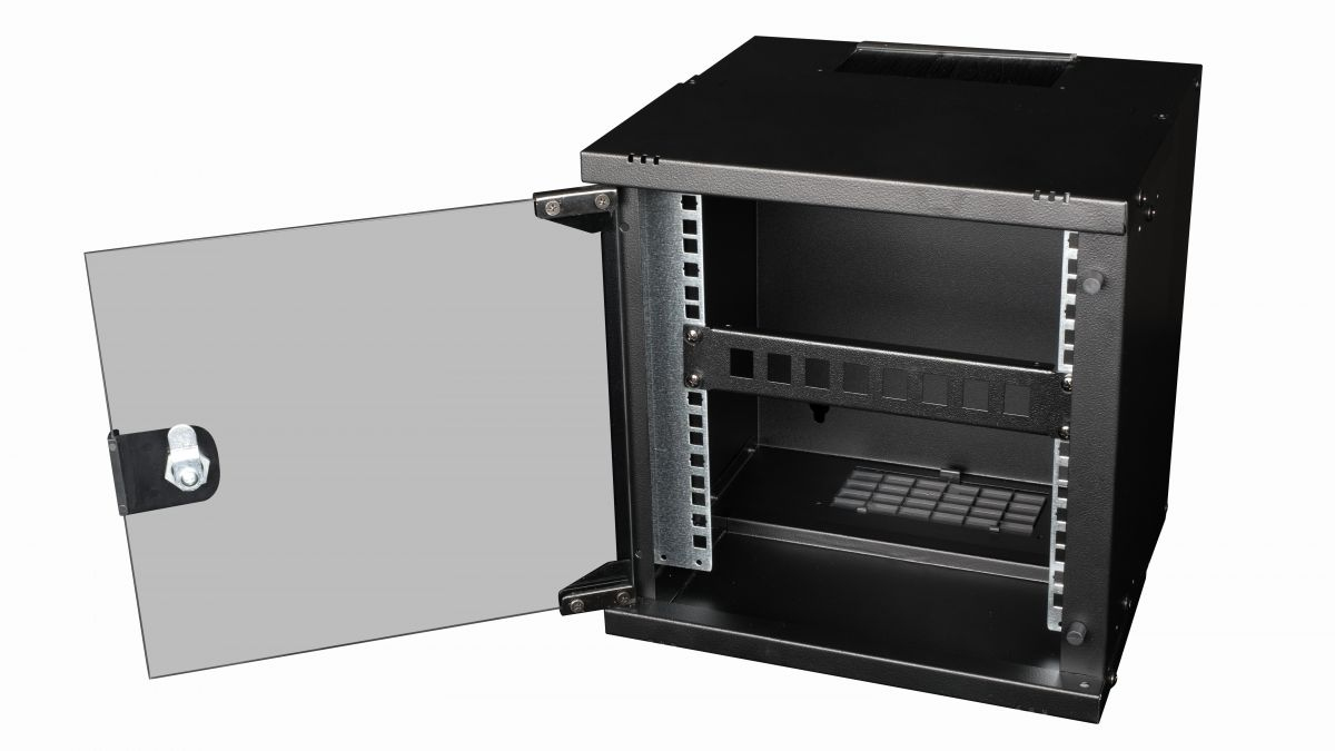 Equip 10 Patchpanel 8xRJ45 Keystone Jacks (leer) 1U schwarz