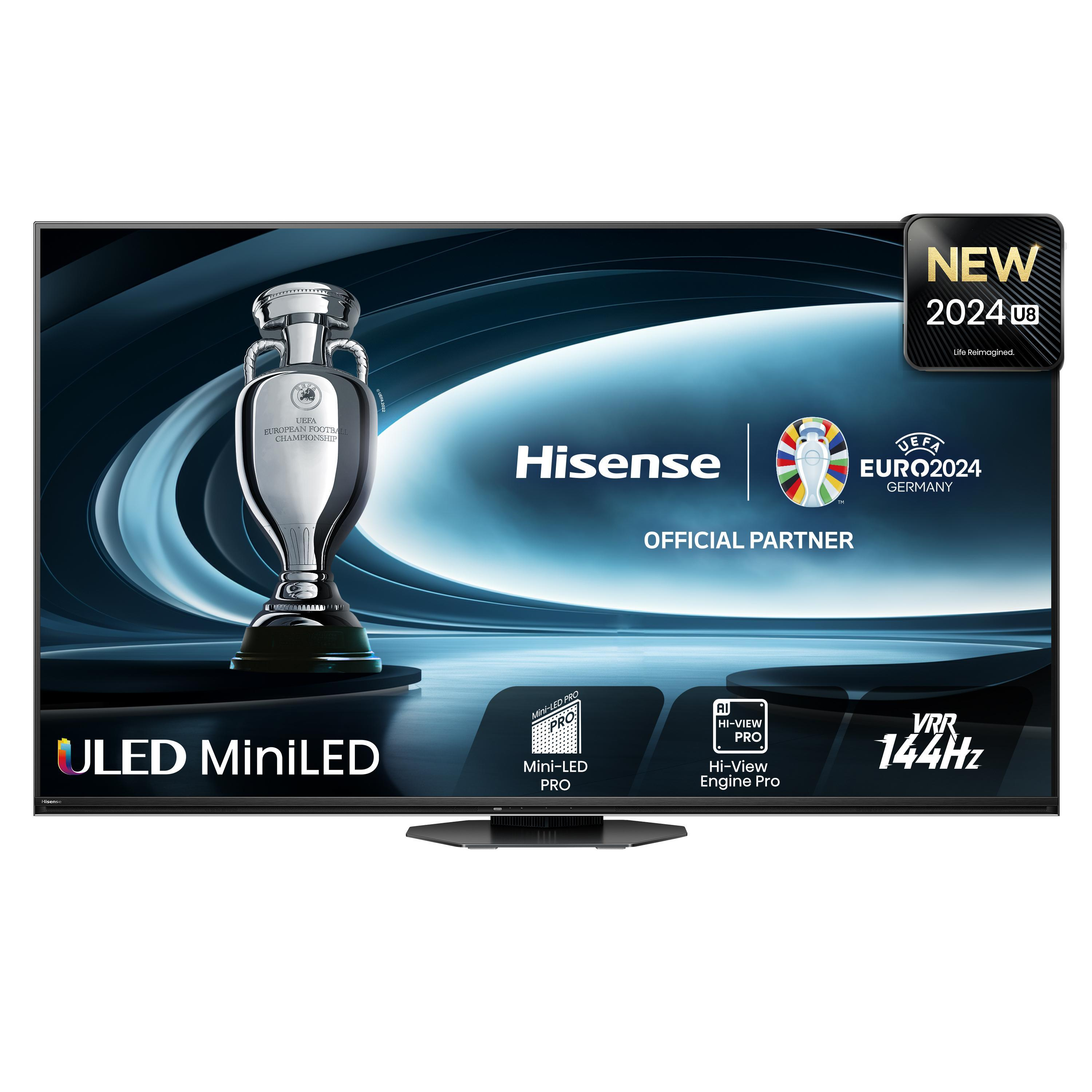 Hisense 75U8NQ TV 190,5 cm (75") 4K Ultra HD Smart TV Nero 3000 cd/mÂ²