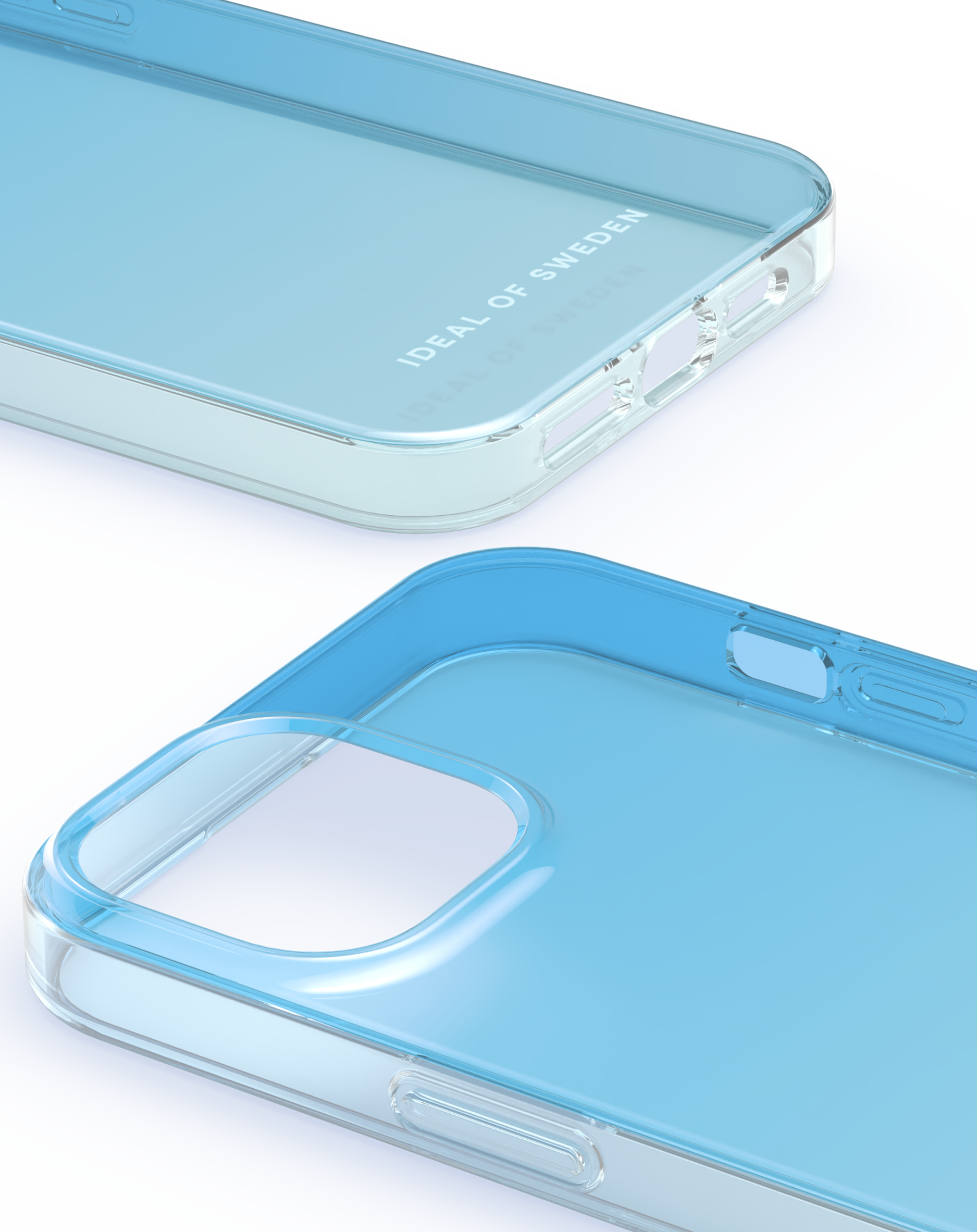 iDeal of Sweden Clear Case iPhone 13 / 14 / 15 / 16e Light Blue – image 3
