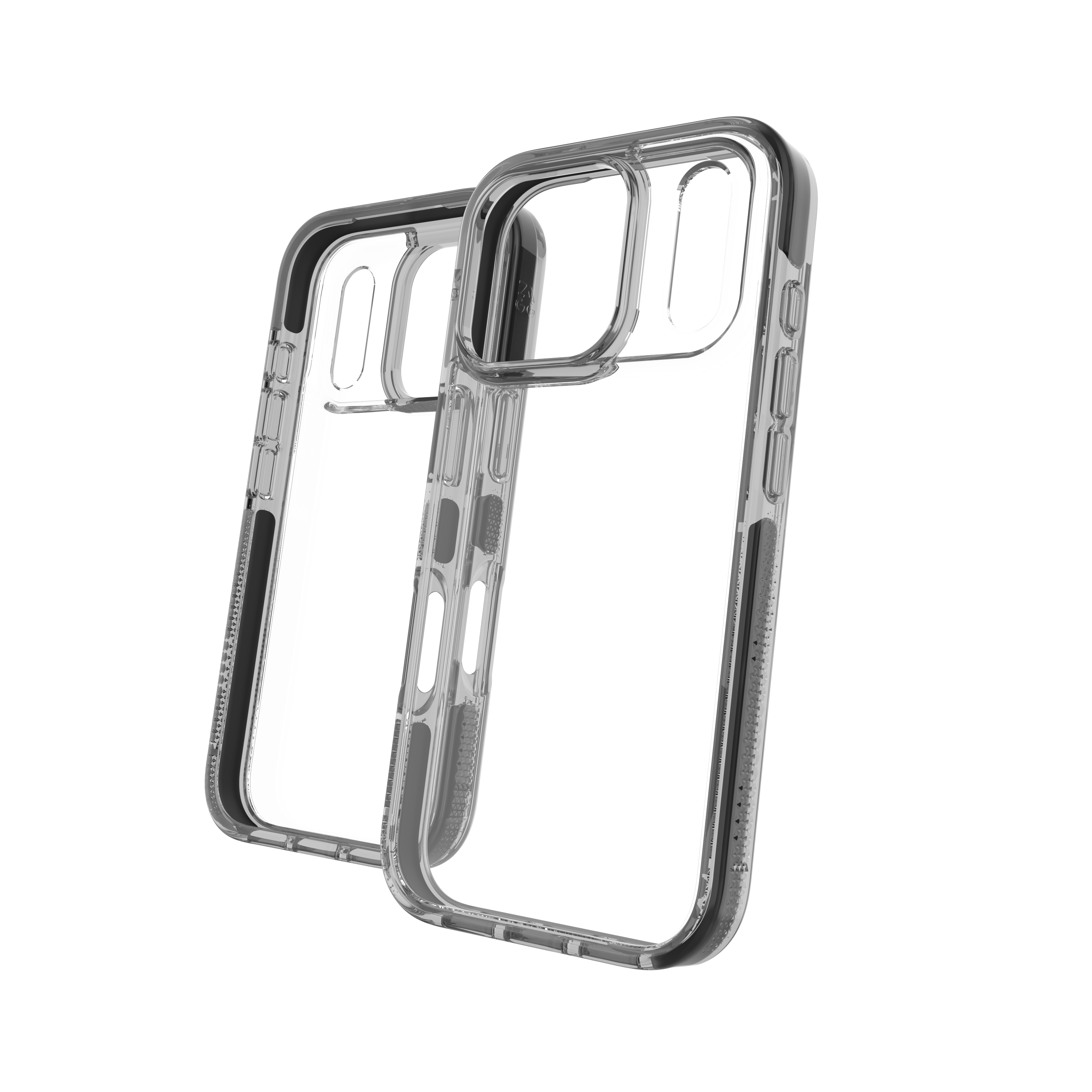 ZAGG Santa Cruz coque de protection pour téléphones portables 16 cm (6.3") Housse Noir, Transparent