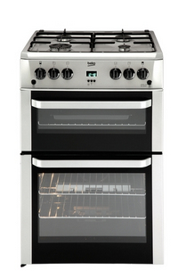 Beko BDVG694SP cooker Freestanding cooker Natural gas Gas Silver