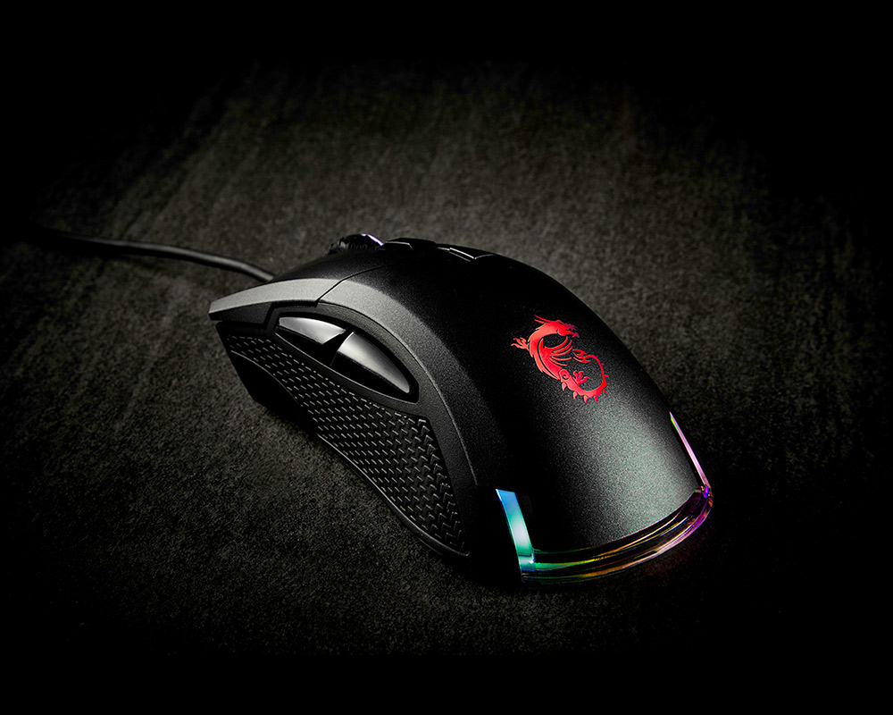 MSI CLUTCH GM50 RGB Optical FPS Gaming Mouse '7200 DPI Optical Sensor, 6 Programmable button, 3-Zone RGB, Ergonomic design, OMRON Switch with 20+ Million Clicks – image 7