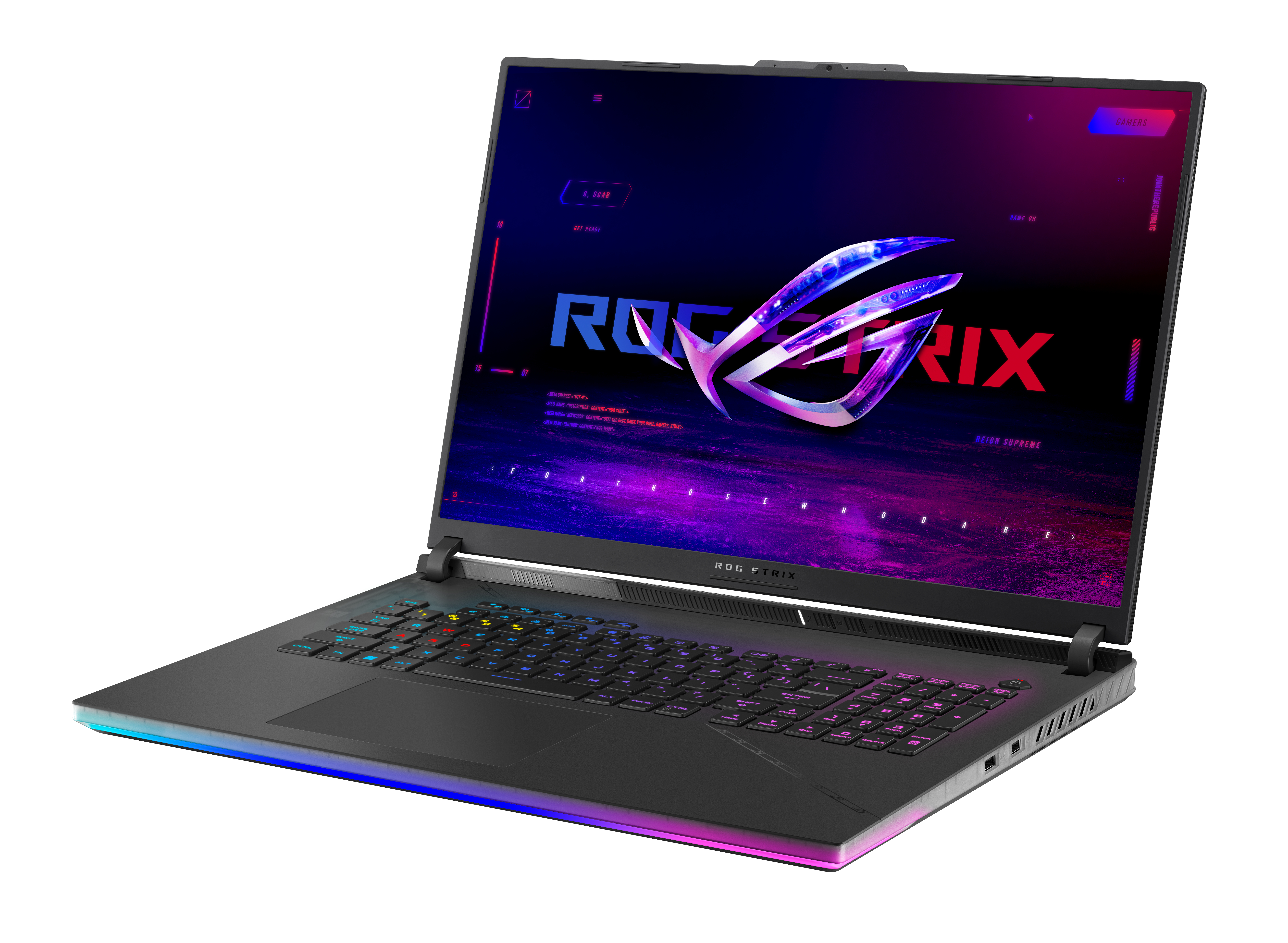 ASUS ROG Strix SCAR 18 G834JYR-R6077W-BE — weergave 4