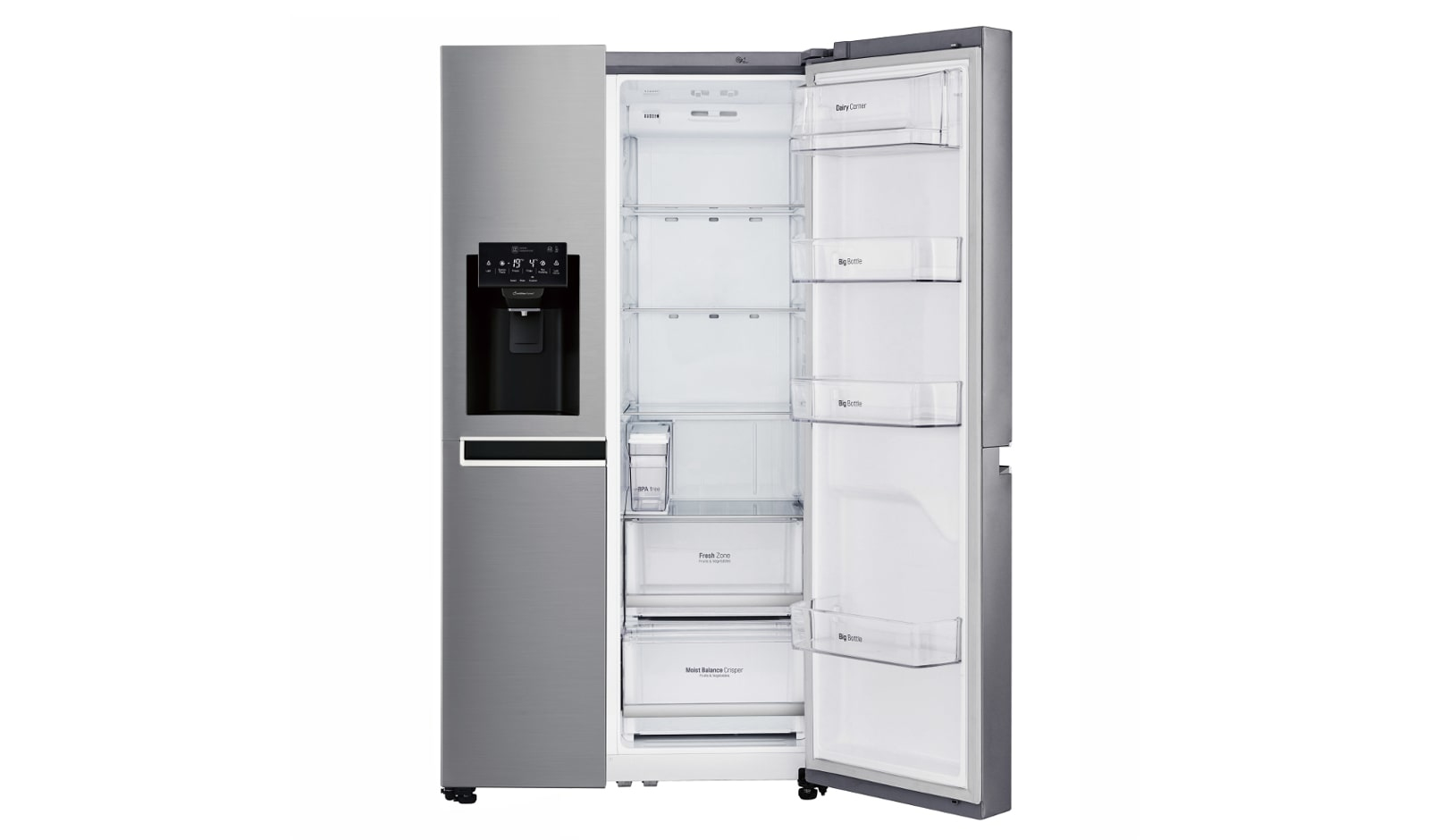 LG GSL761PZUZ side-by-side refrigerator Freestanding – image 7