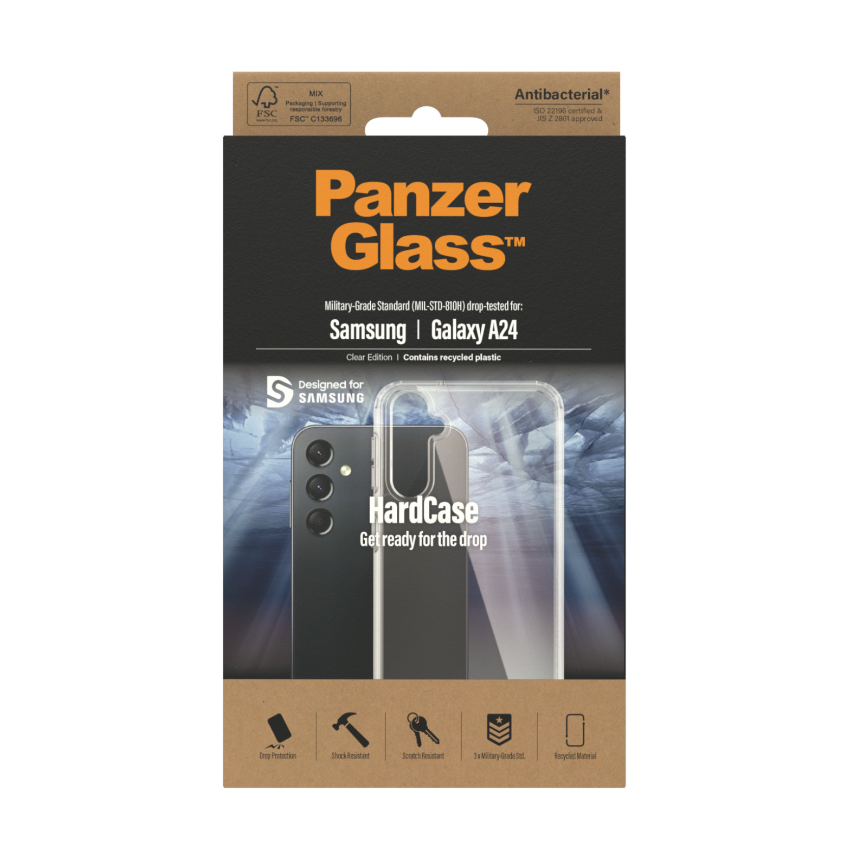 PanzerGlass® HardCase Transparent Samsung Galaxy A24 – image 6