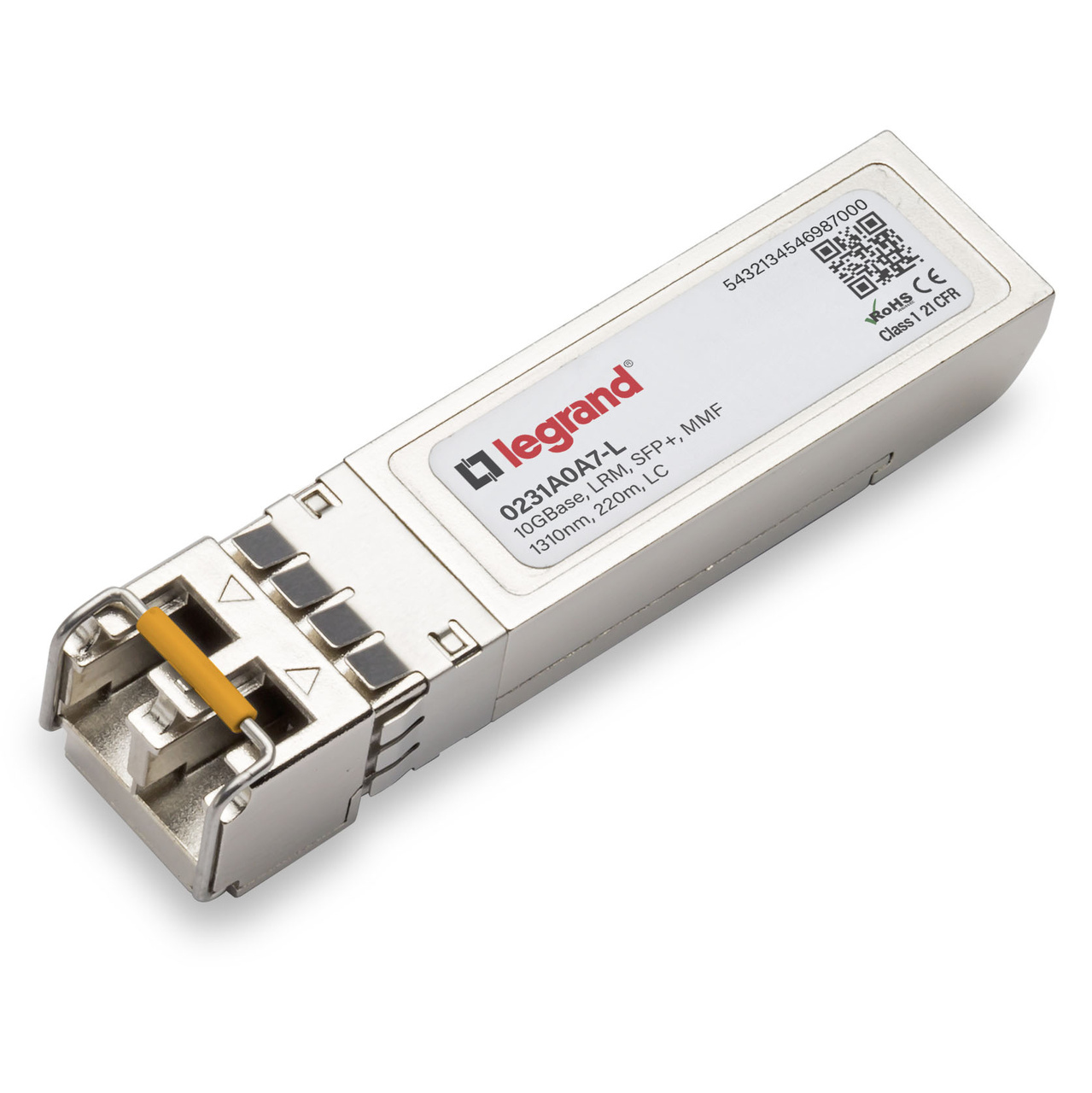 Legrand 0231A0A7-L network transceiver module Fiber optic 10000 Mbit/s SFP+ 1310 nm