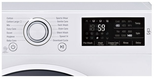 LG F72841WH washing machine Front-load – image 4