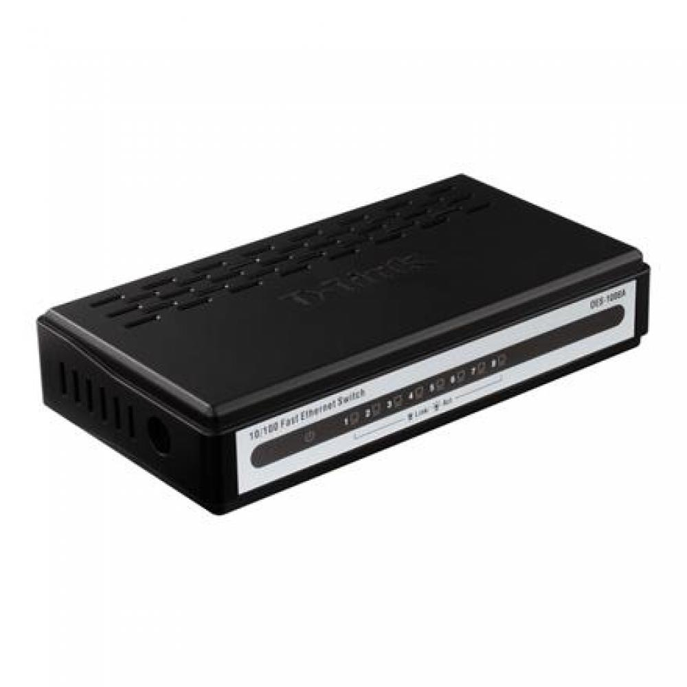 D-Link DES-1008A network switch Unmanaged L3 Black – image 2