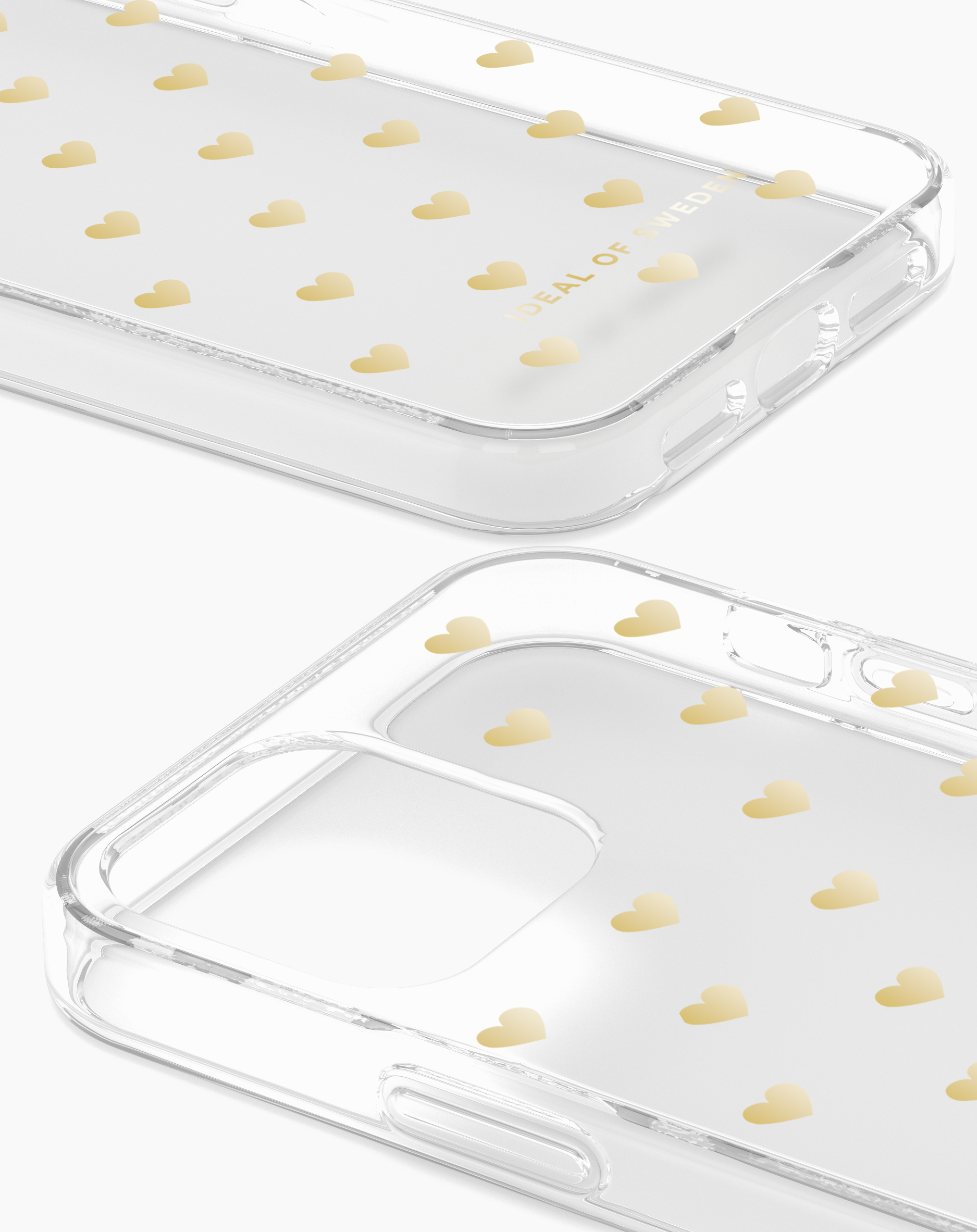 iDeal of Sweden Clear Case iPhone 11 / XR Golden Hearts – image 2