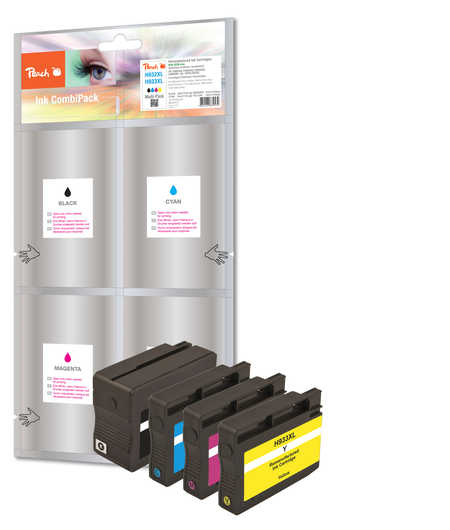 Peach 319112 ink cartridge 4 pc(s) Black, Cyan, Magenta, Yellow
