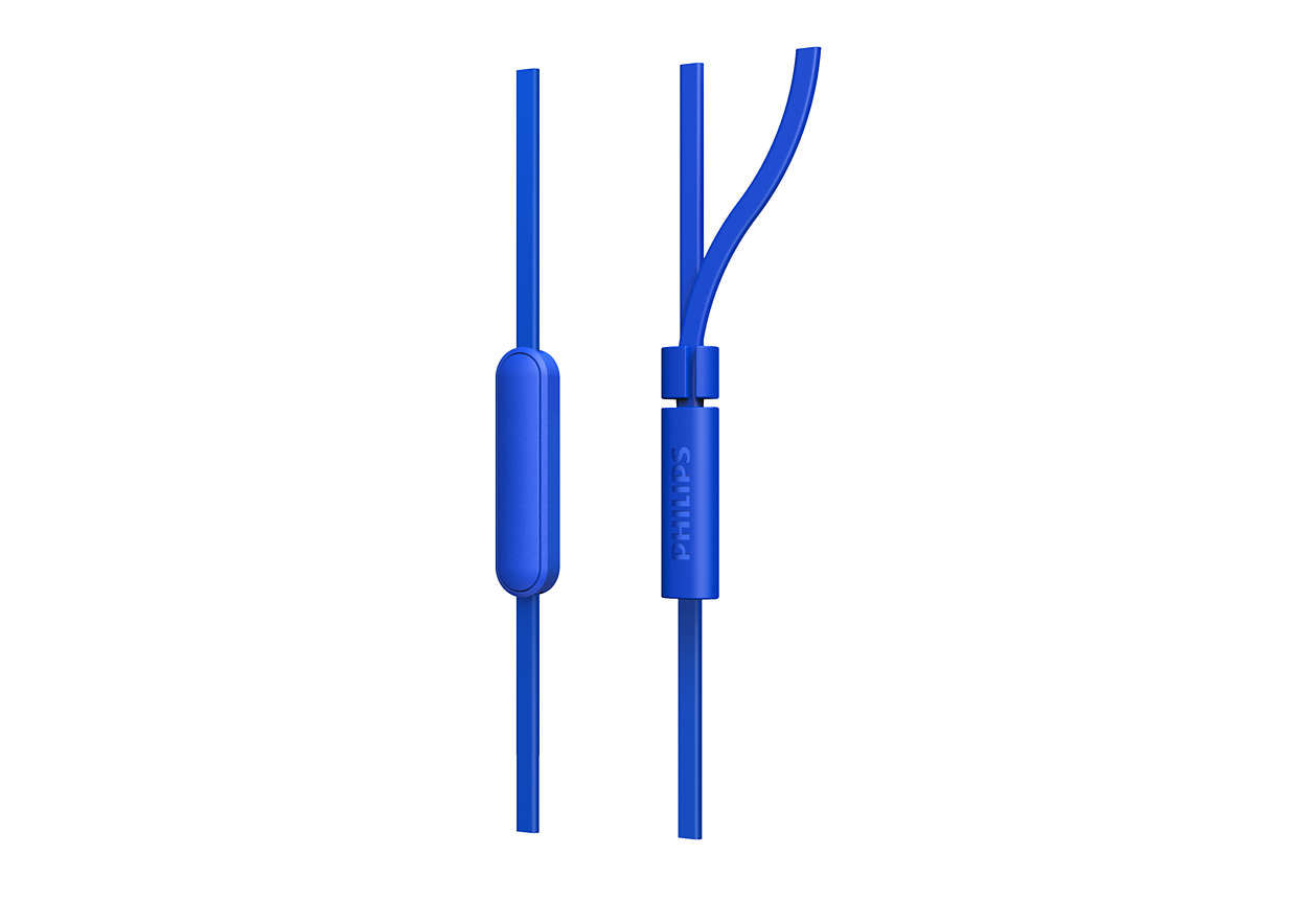 Philips TAE1105BL/00 headphones/headset Wired In-ear Calls/Music Blue – image 3