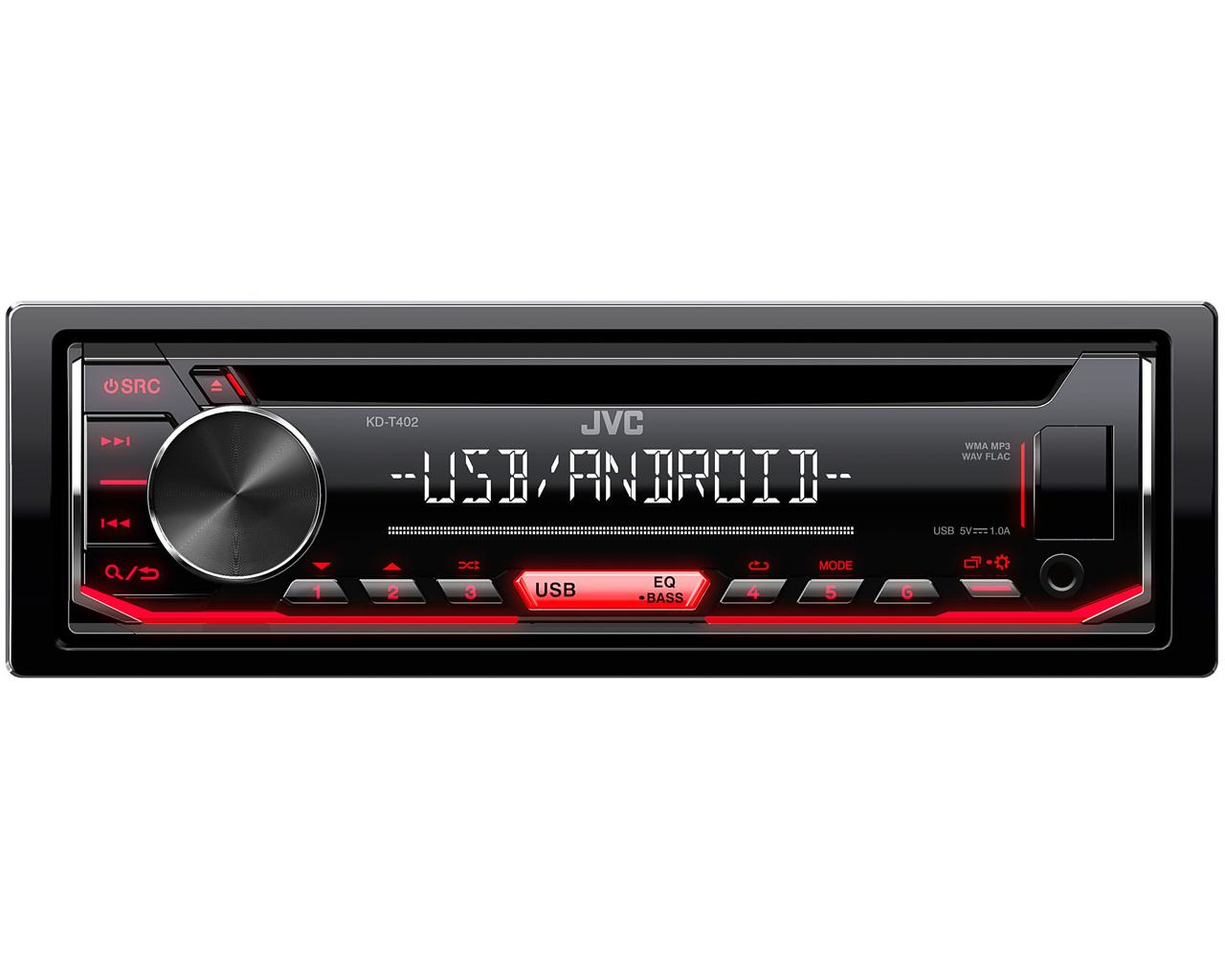 JVC KD-T402 1-DIN CD Receiver
