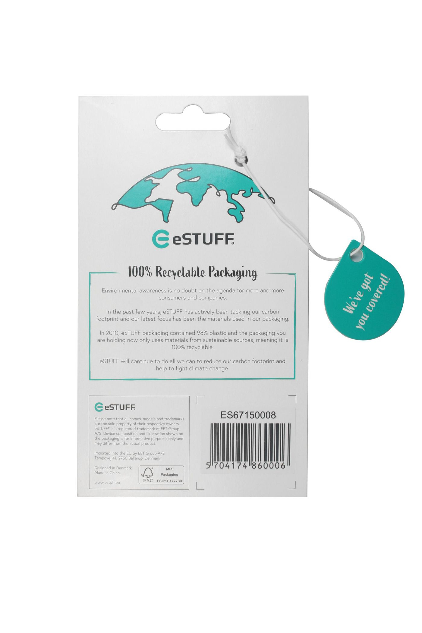 eSTUFF ES67150008 mobile phone case Cover Black – image 3