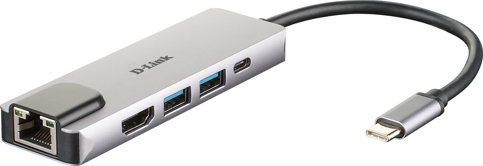D-Link 5-in-1 USB-C Hub with HDMI/Ethernet and Power Delivery – image 1