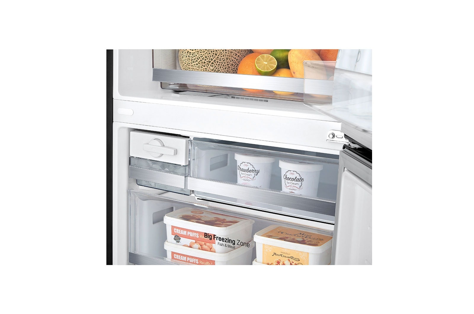 LG GBB569MCAMB fridge-freezer Freestanding – image 6