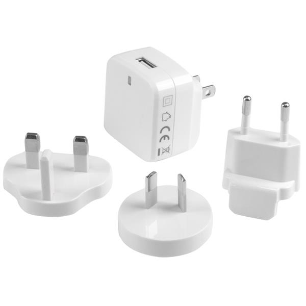 StarTech.com USB Wall Charger with Quick Charge 2.0 - International Travel - White – image 5