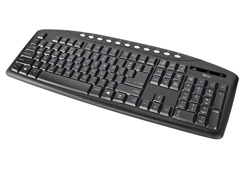 Trust 18953 keyboard Home USB Italian Black