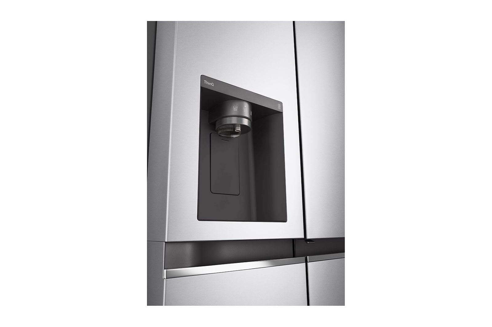 LG GSJV80BSLF side-by-side refrigerator Freestanding – image 7