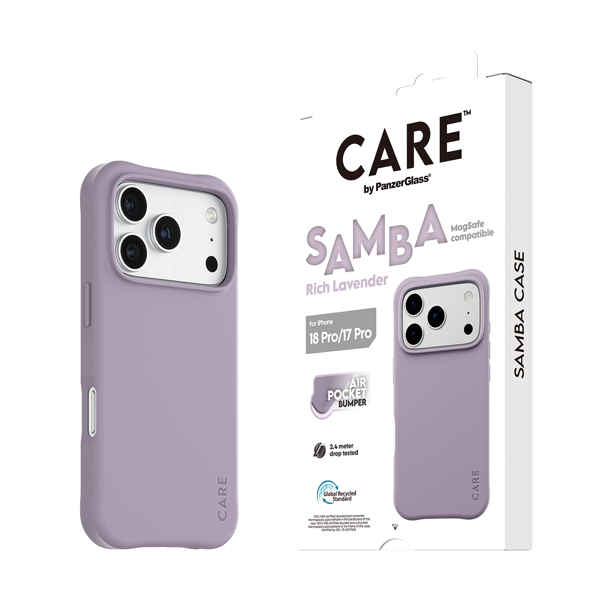 PanzerGlass CARE™ by PanzerGlass® Samba Case Rich Lavender w. White MagSafe iPhone 18 Pro | 17 Pro – image 6