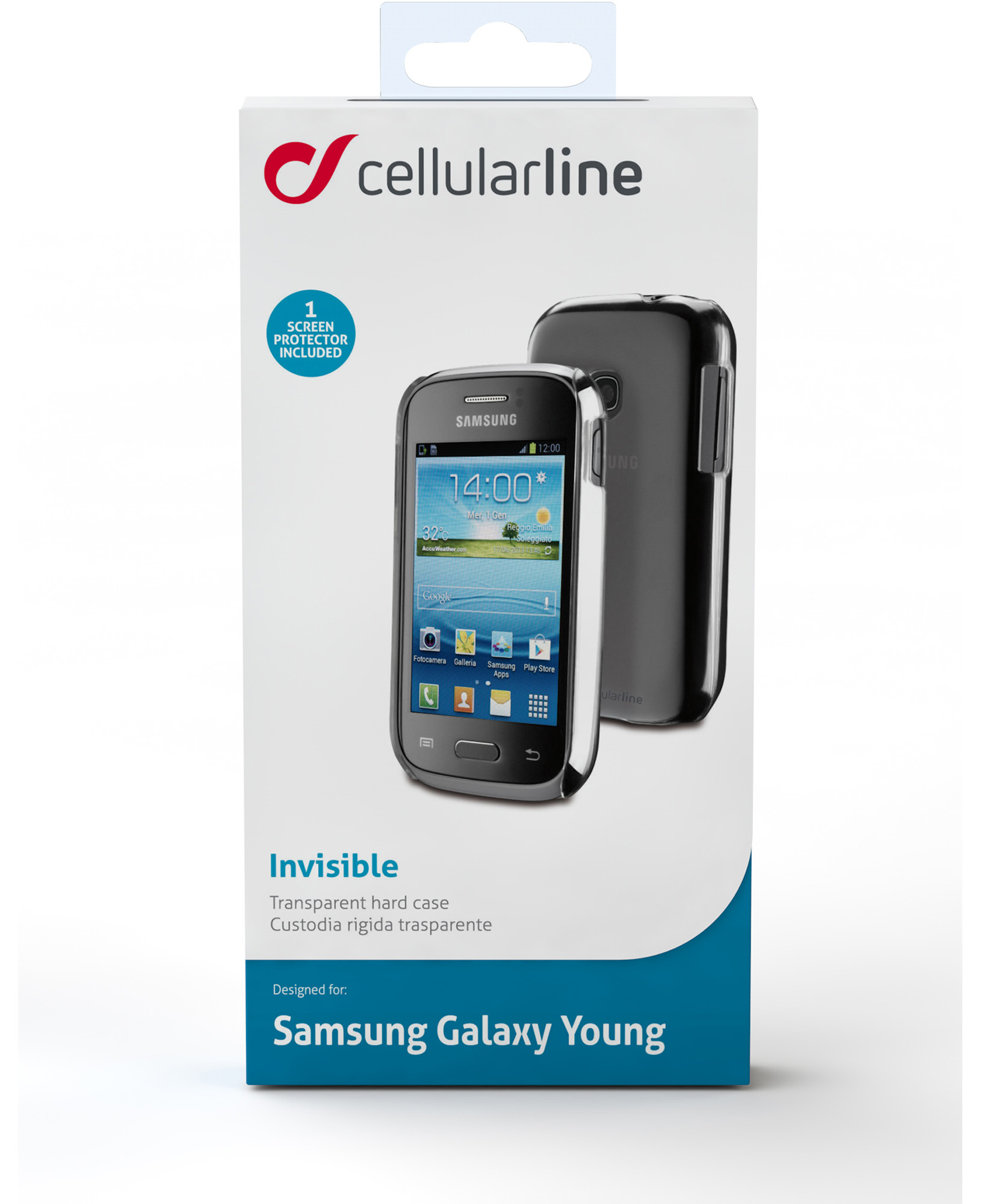 Cellularline Invisible Galaxy Young- Transparent – image 3
