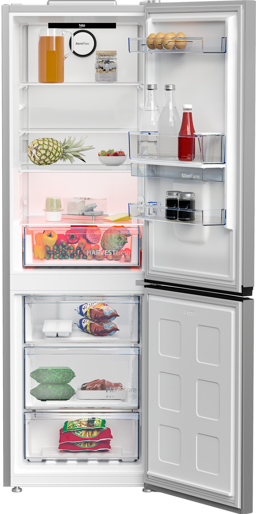 Beko B3RCNE364HDS fridge-freezer Freestanding – image 4