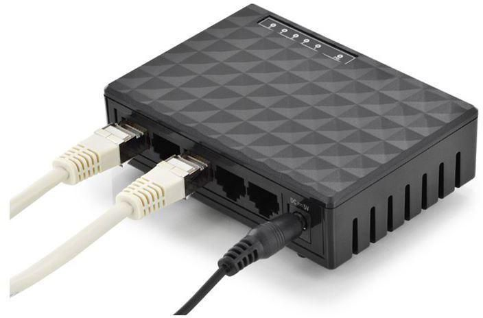 Microconnect MC-DTSWITCH network switch Fast Ethernet (10/100) Black – image 2