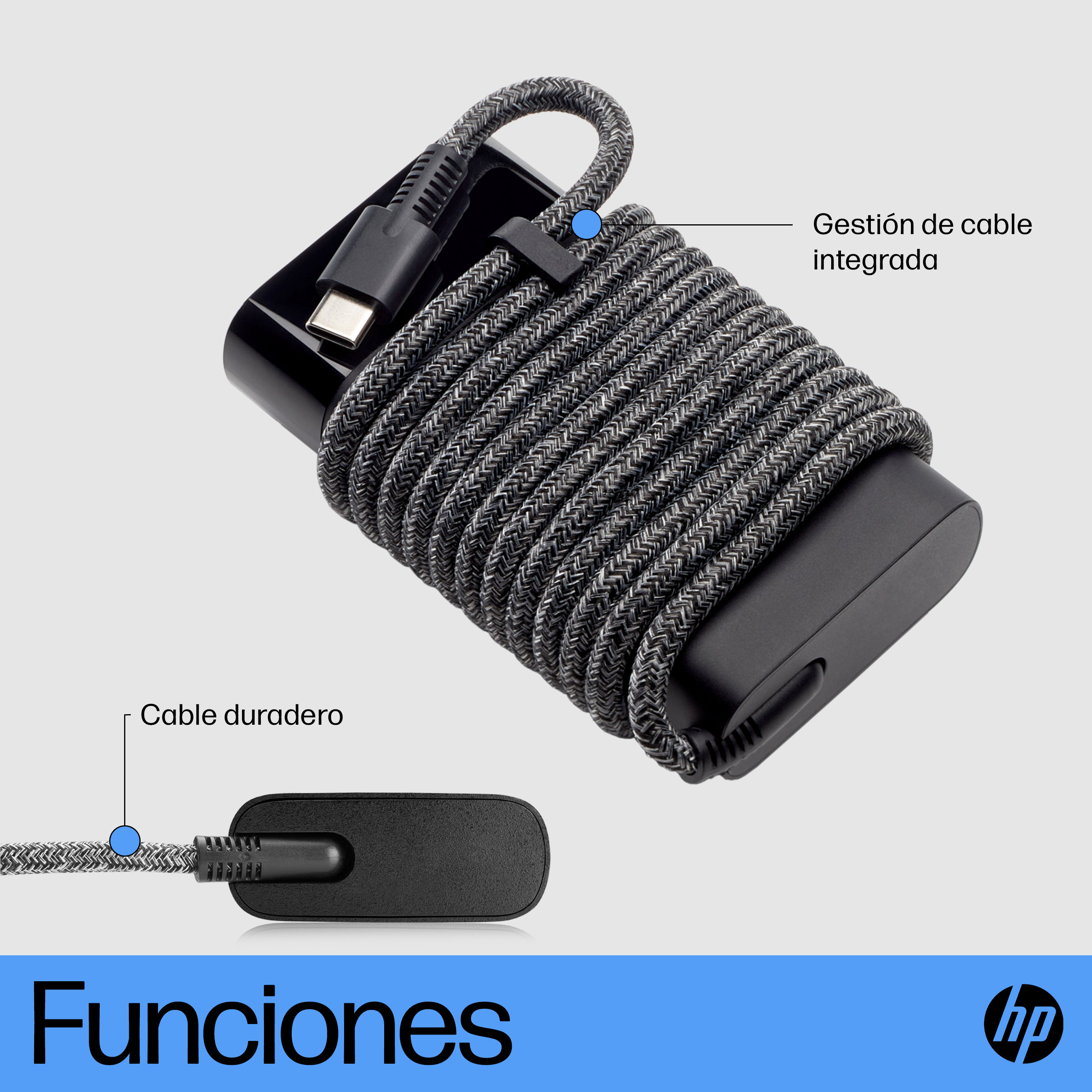 CARGADOR USB-C 65W HP PARA LAP. TABL.