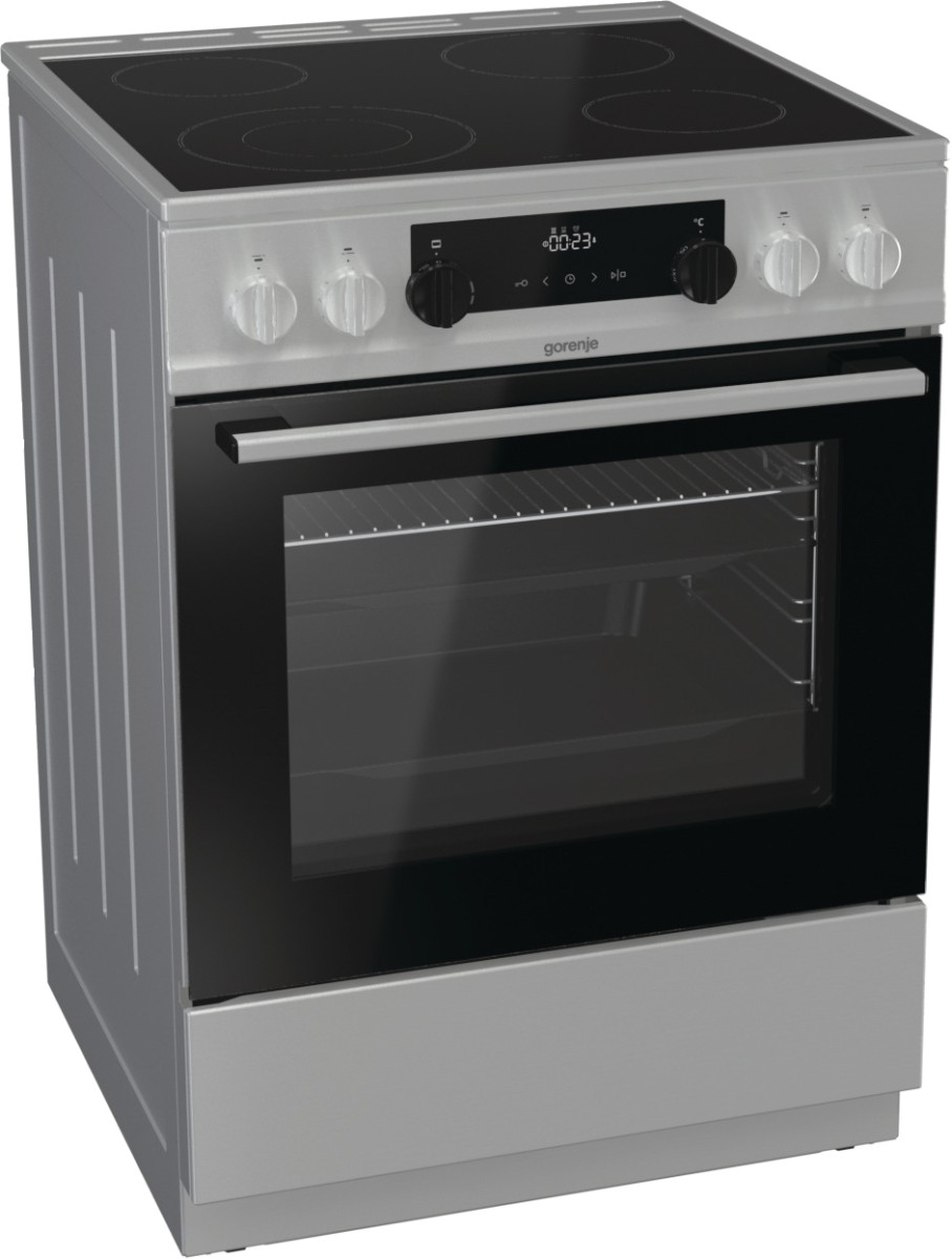 Gorenje ECS6350XC Freestanding cooker Electric Zone induction hob Stainless steel – image 2