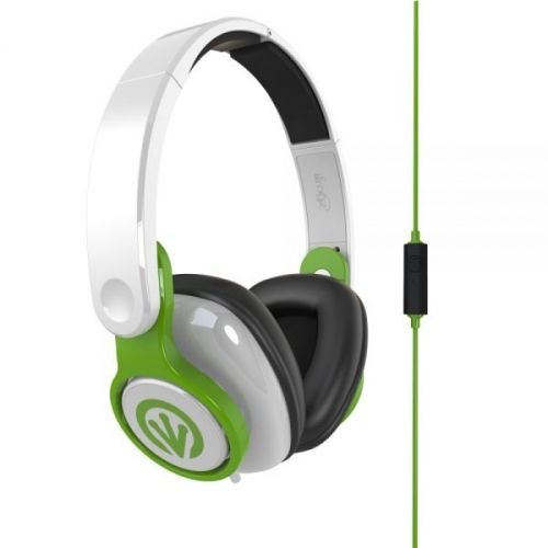 IFROGZ IFITNH-GR0 headphones/headset Wired Head-band Gaming Green, White