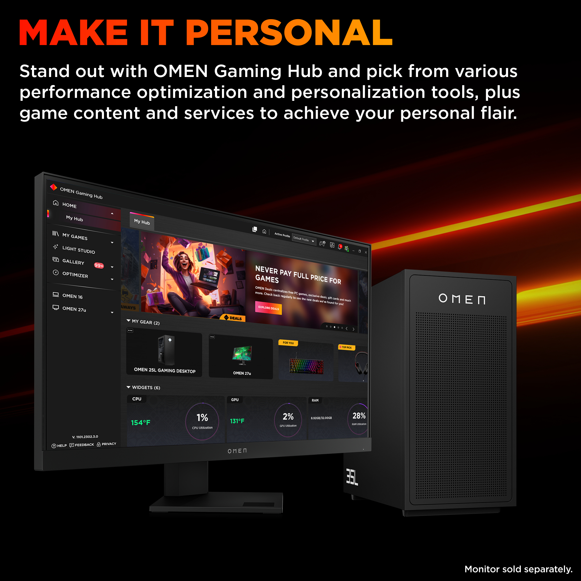 HP OMEN 35L GT17-0900na – image 4