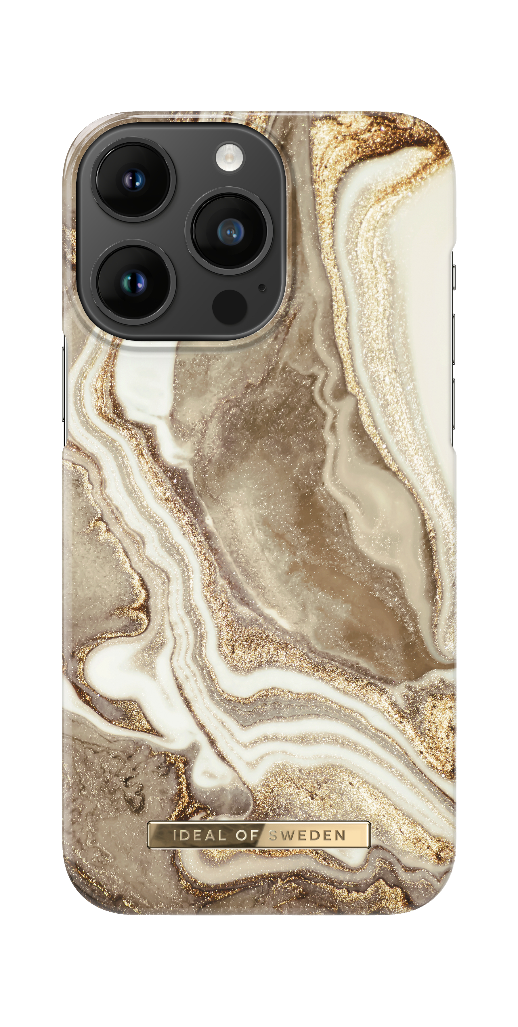 iDeal of Sweden Printed Case iPhone 14PM Golden Sand Marble – image 3