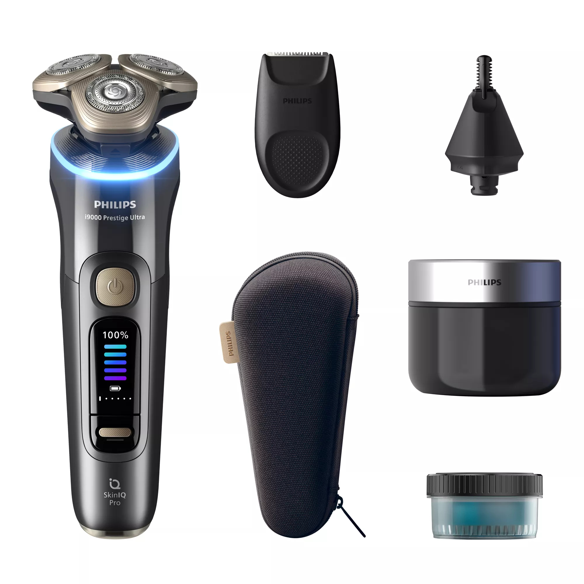 Philips Series i9000 Prestige Ultra XP9402/27 men's shaver Rotation shaver Trimmer Grey