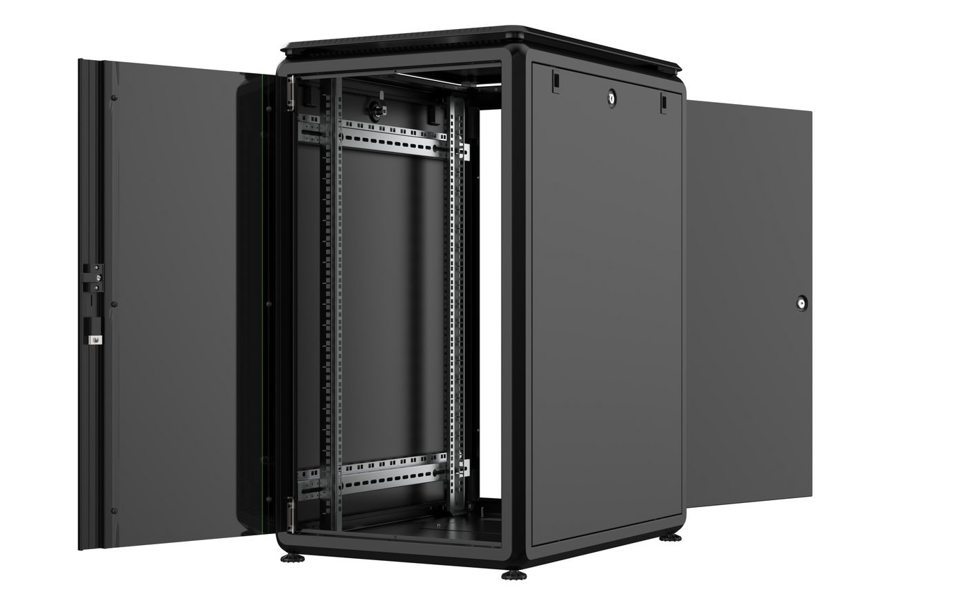 Lanview RDL20U68BL rack cabinet 20U Freestanding rack Black – image 2
