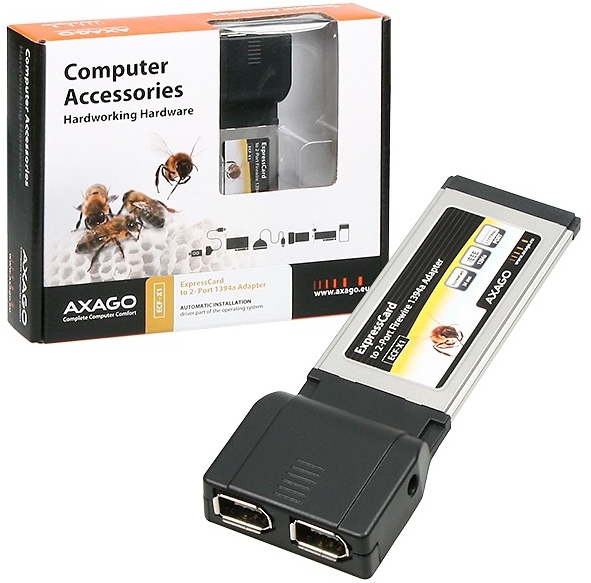 Axagon ECF-X1 interface cards/adapter