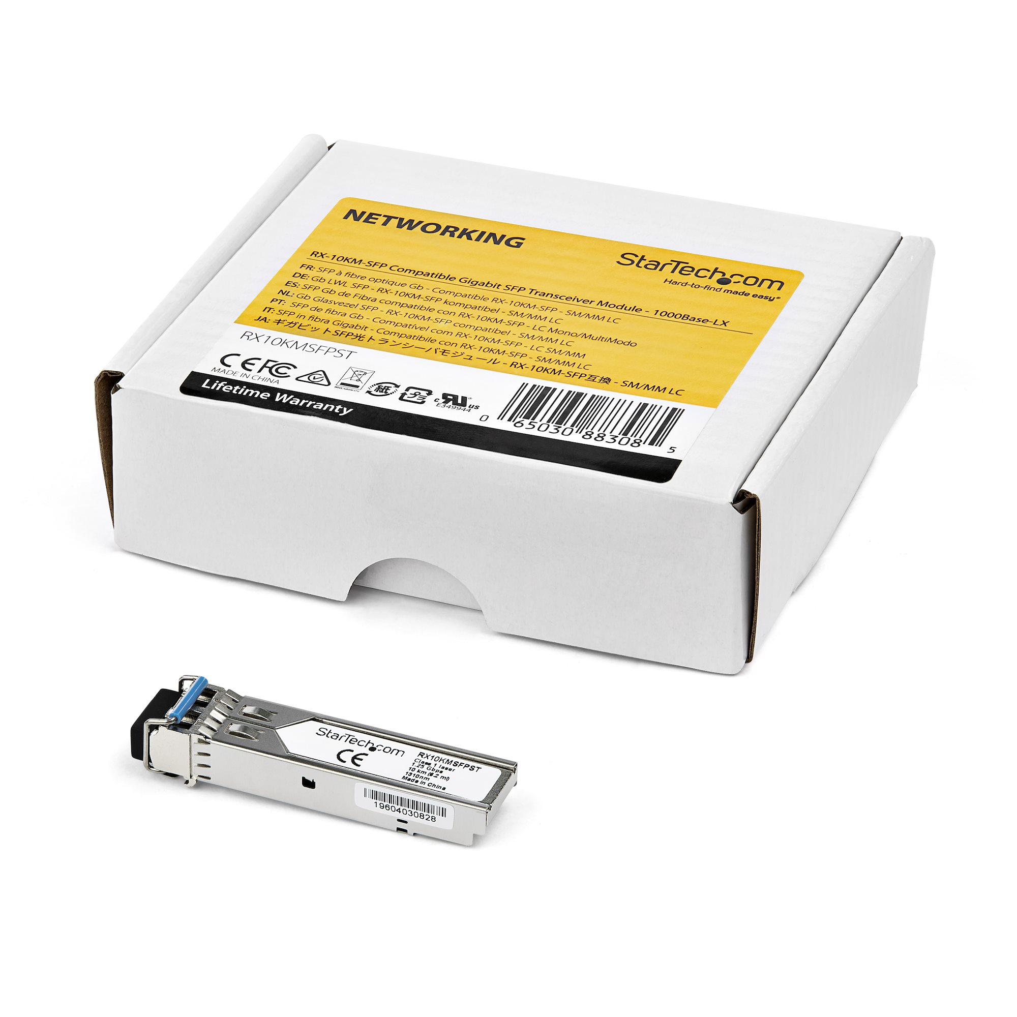 StarTech.com Juniper RX-10KM-SFP Compatible SFP Module - 1000BASE-LX - 1GbE Single/Multi Mode Fiber Optic Transceiver - 1GE Gigabit Ethernet SFP - LC 10km - 131 – image 5
