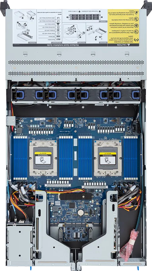 GIGABYTE R283-Z95-AAV1 LGA 6096 Rack (2U) Black, Steel – image 3