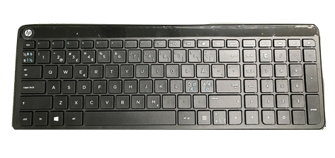HP 850614-141 keyboard Office USB Turkish Black – image 1