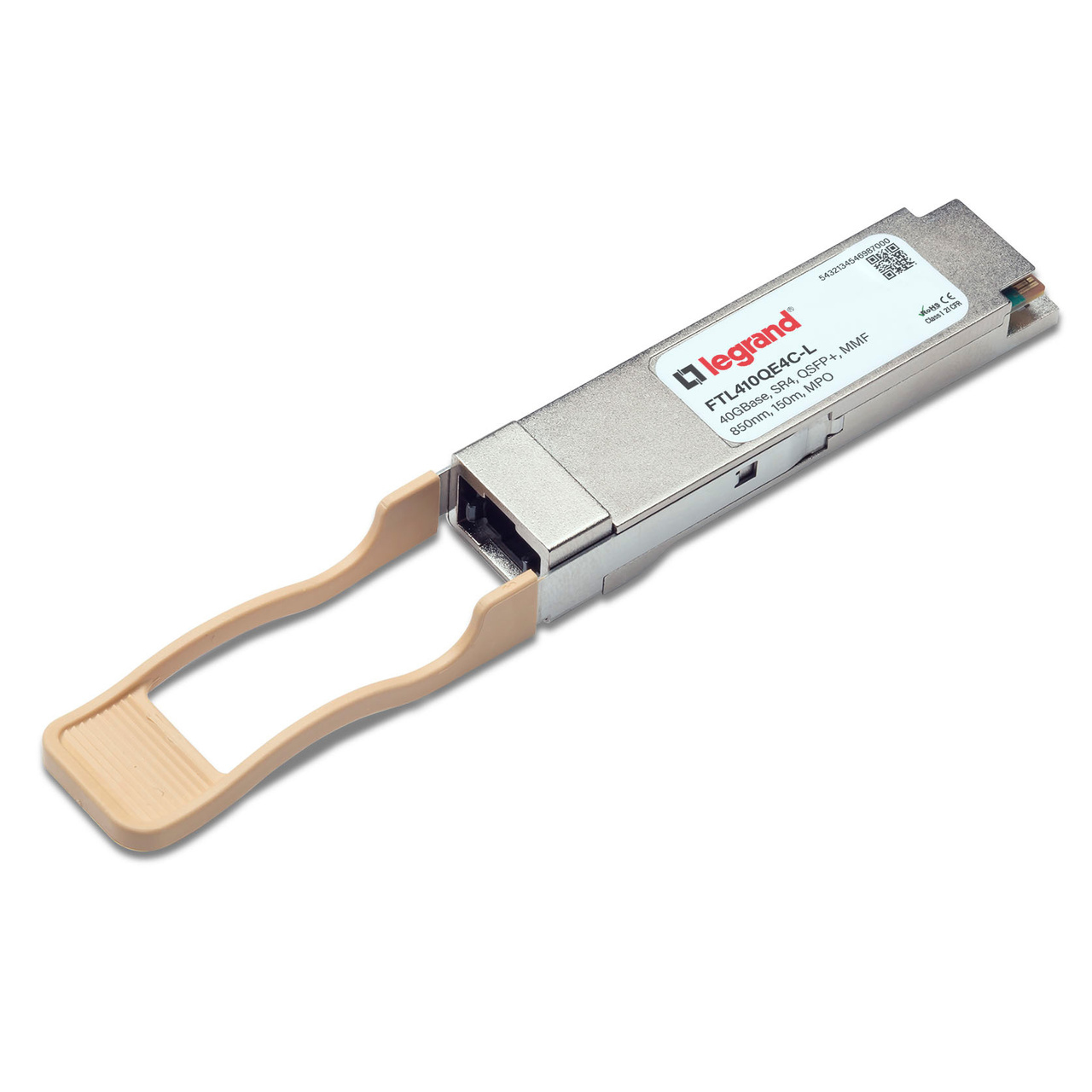 Legrand FTL410QE4C-L network transceiver module Fiber optic 40000 Mbit/s QSFP+ 850 nm