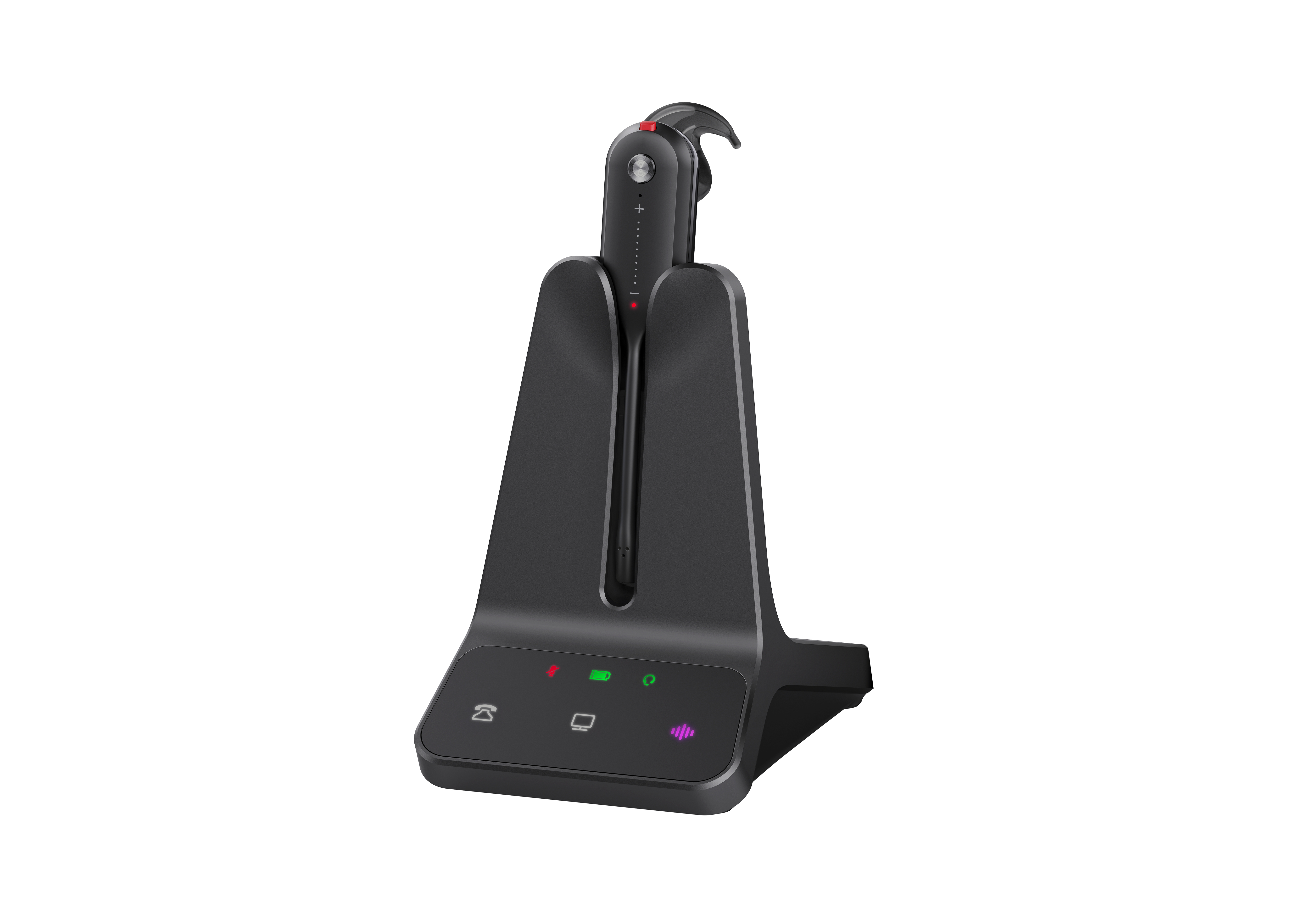 Yealink WH63 E2 UC Auricolare Wireless A clip Musica e Chiamate Nero