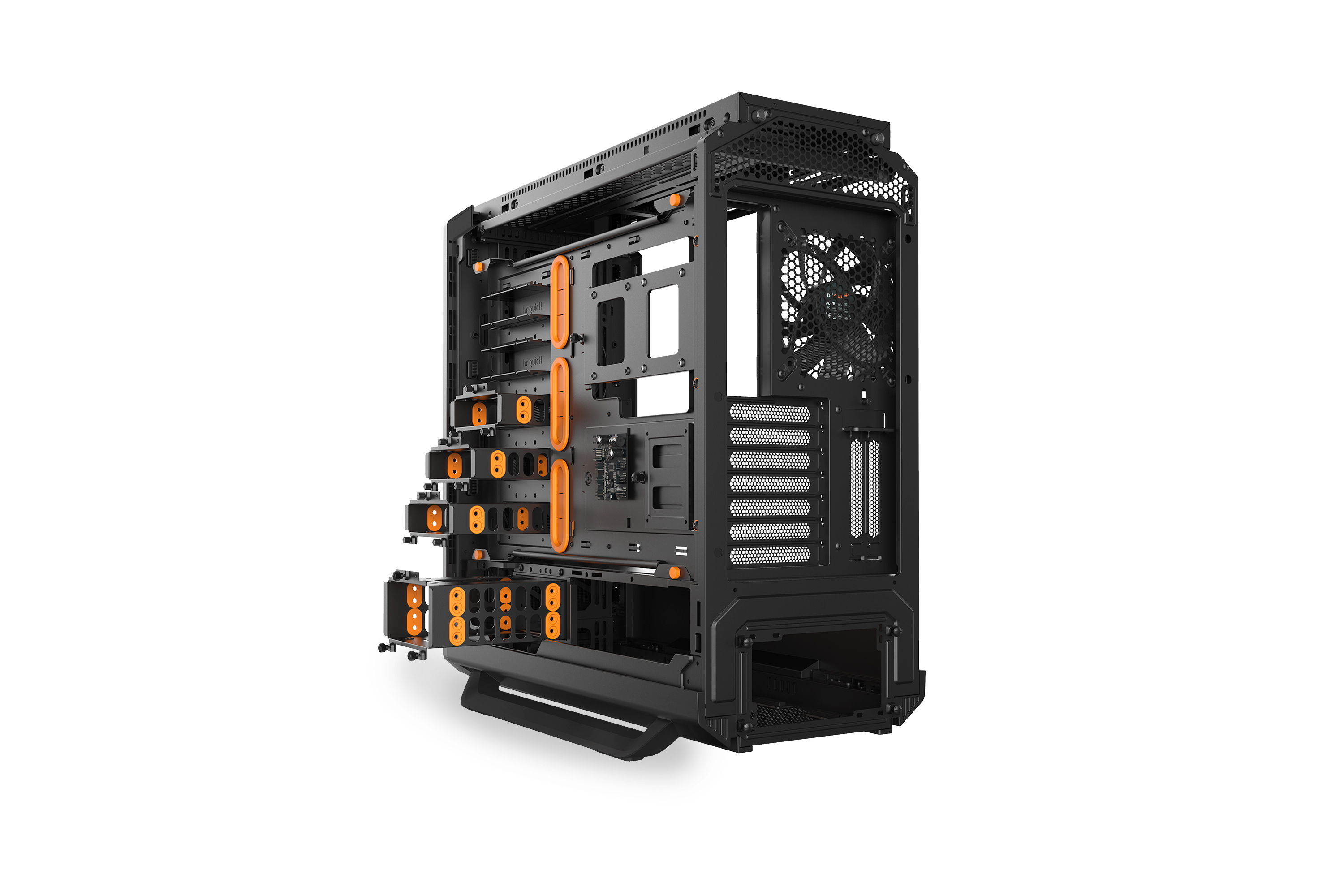 be quiet! Silent Base 801 Window Midi Tower Black, Orange image 5