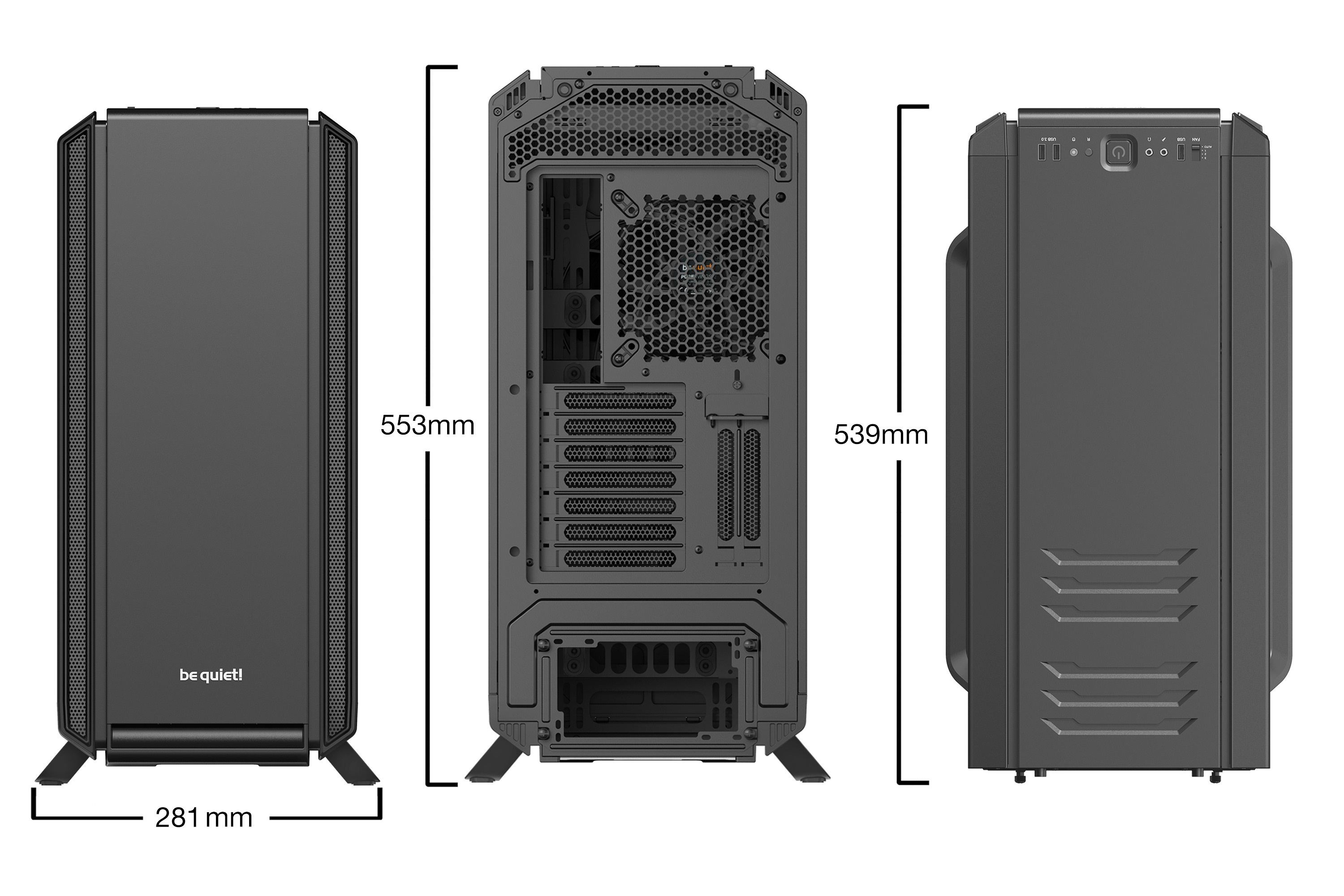 be quiet! Silent Base 801 Window Midi Tower Black image 2