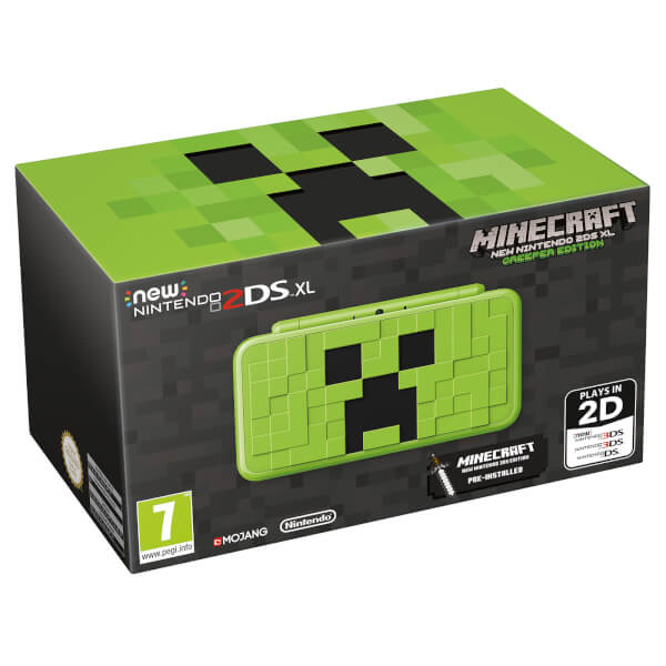 Nintendo New 2DS XL Minecraft Creeper Edition — vue 1 sur 3