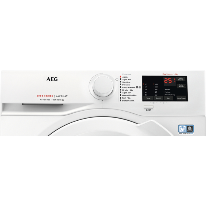 AEG L6FBI841 washing machine Front-load – image 2