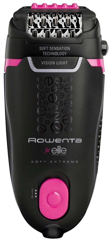 Rowenta EP7502 epilator 24 tweezers Black, Pink
