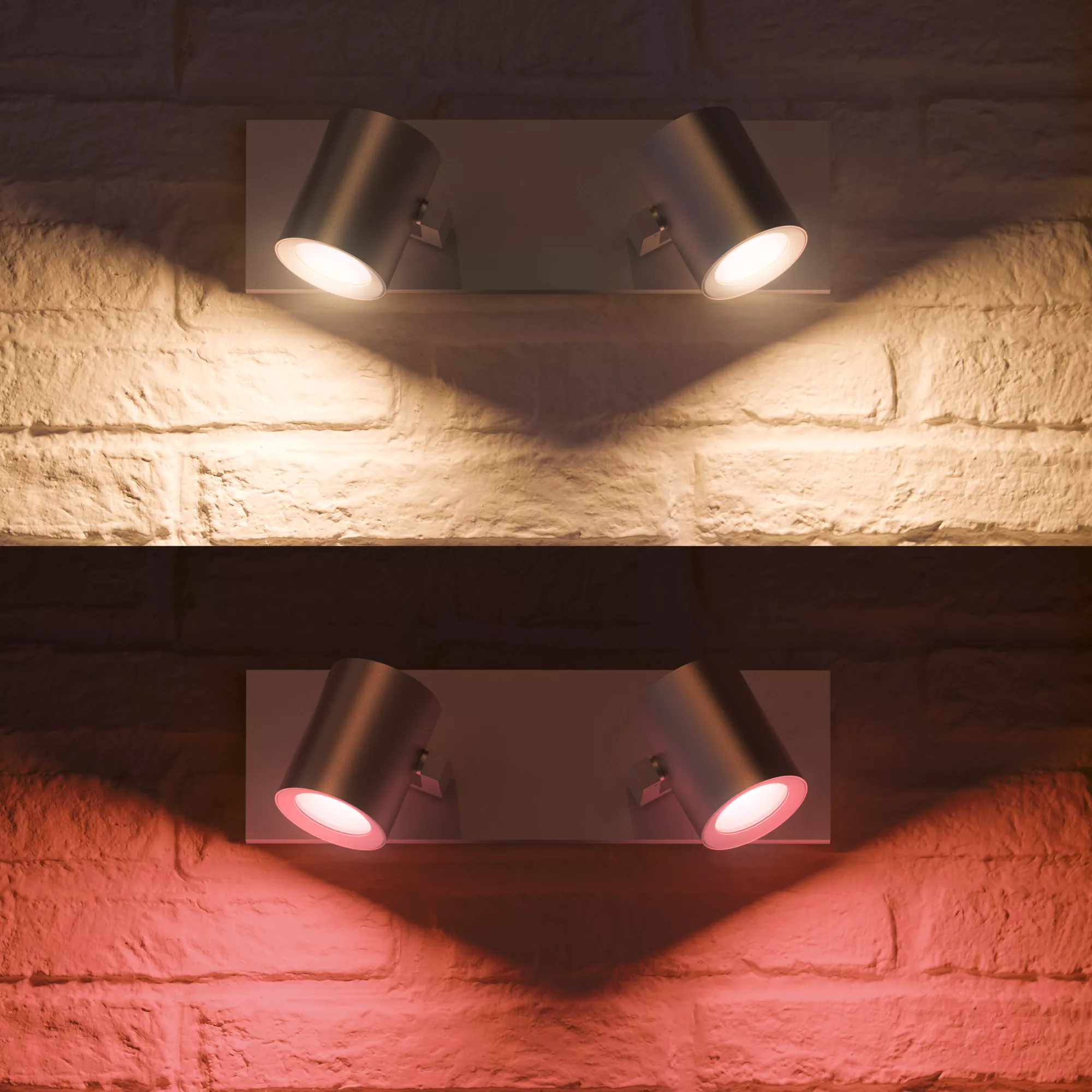 Philips by Signify Philips Hue White and colour ambience Argenta double spotlight – image 4