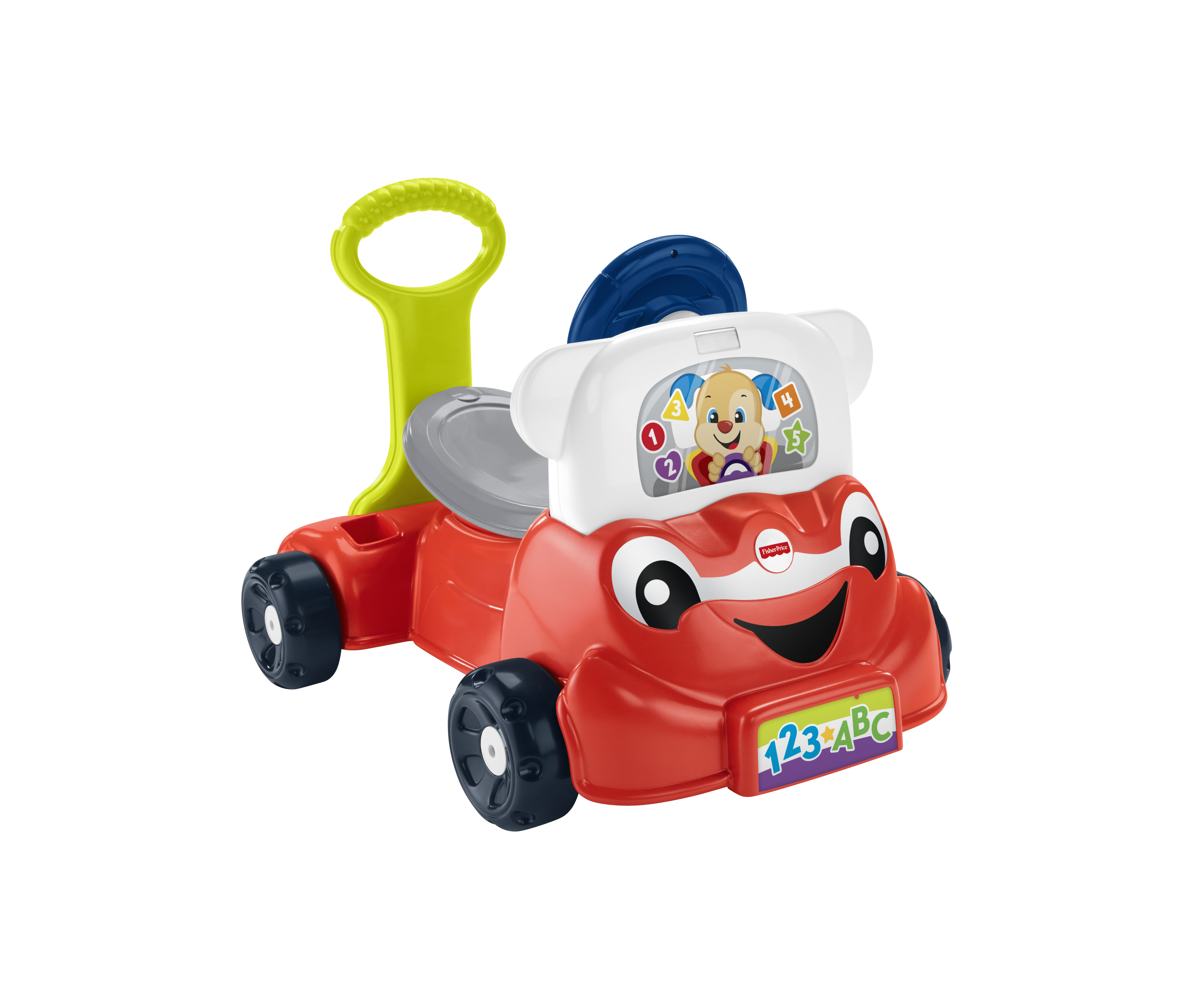 Fisher-Price Laugh & Learn 3-in-1 Smart Car، متعدد الألوان
