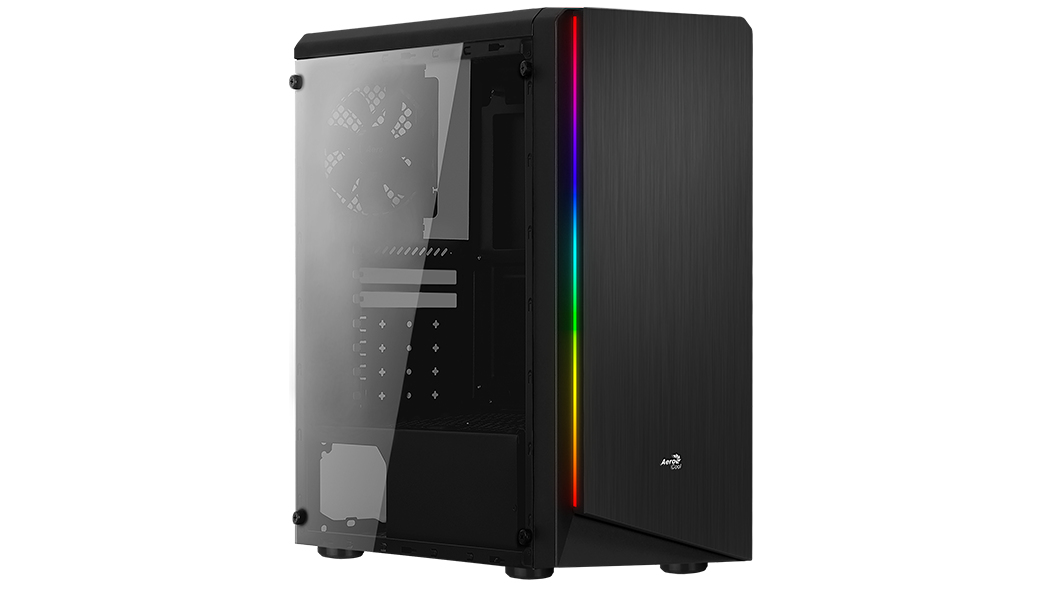 AeroCool Geh Midi Rift Black MicroATX/ATX/MiniITX o.N.