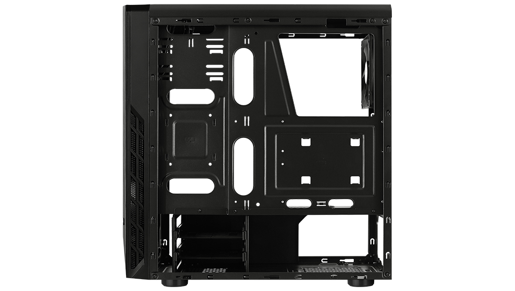 AeroCool Geh Midi Rift Black MicroATX/ATX/MiniITX o.N. Gehäuse