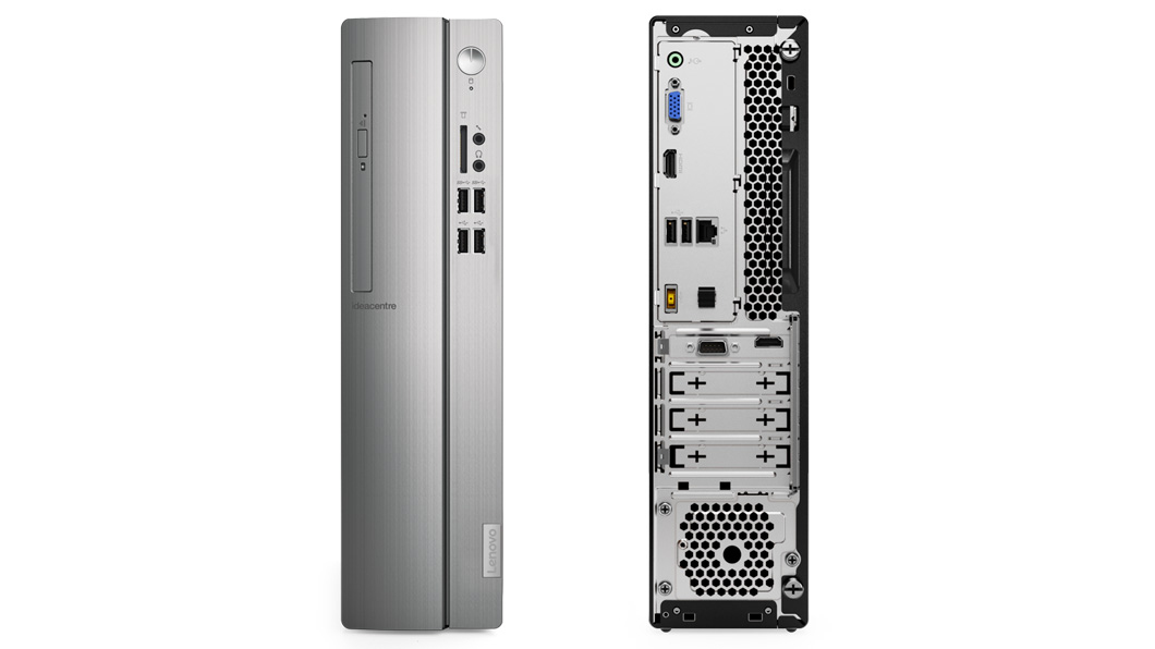Lenovo IdeaCentre 310S Intel® Celeron® J4005 4 GB DDR4-SDRAM 1 TB HDD Windows 10 Home SFF PC Black, Silver image 2