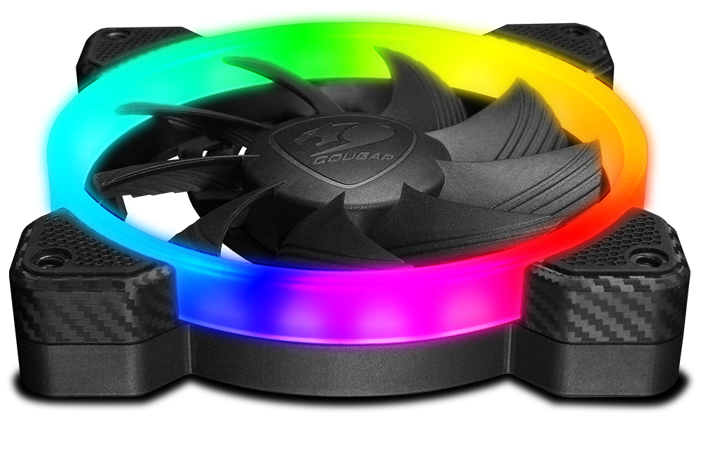 COUGAR Vortex RGB FCB 120 Computer case Fan 12 cm Black image 1